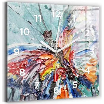 Hodiny Nástěnné hodiny Wallfluent bílé 30 cm