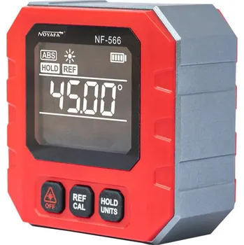 Úhloměr W-Star Digitální úhloměr WSNF566, magnet, 4x90°, stupně, %, mm/m WSNF566