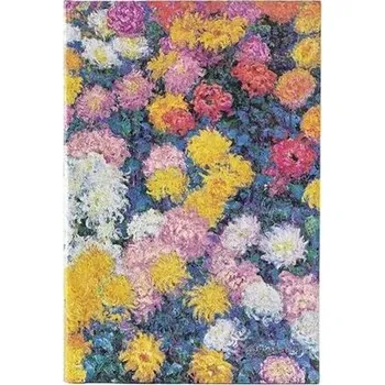 Adresář Notatnik czysty Monet's Chrysanthemums midi