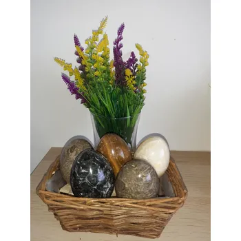 Drahý kámen Top textil Onyx Vejce 4+1 zdarma