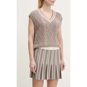 Dámská sukně Sukně Guess hnědá barva, mini, áčková, V5GD00 Z3D60 V5GD00.Z3D60 80B, vel. S