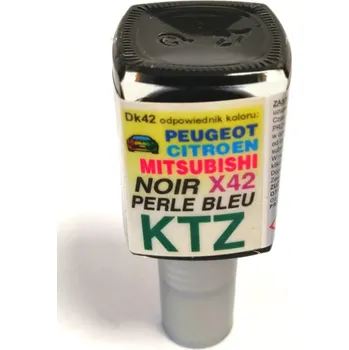 Autolak ARASYSTEM Lakovací tužka X42 - KTZ Perlschwarz - Amethyst Black Peugeot (2007-2018) a Mitsubishi (1999-2022) 10ml