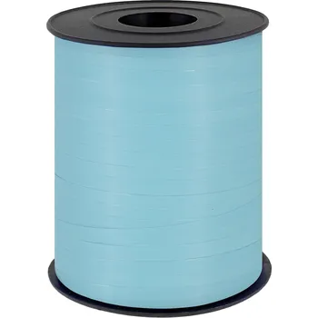 Stuha Plastová stuha pastelově modrá - 225 m