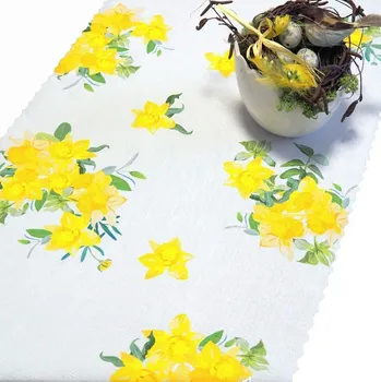 ubrus Ubrusová šála v metráži Velikonoce - Narcis 38 pouze střih