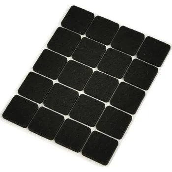 Podložka pod nábytek Samolepící plstěné podložky pod nábytek 20ks, čtvercové 20x20mm GEKO
