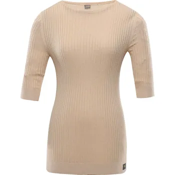 Dámské tričko Dámské triko s tříčtvrtečním rukávem nax NAX NOVAKA beige L