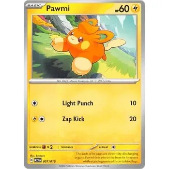 Volný čas Pokémon MCD23 07/15 Pawmi - McDonald's Match Battle 2023 Stav: Near Mint, Verze: NORMAL