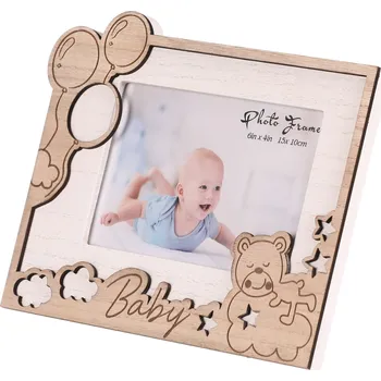 Fotorámeček - pro rozměr 15 x 10 cm, MDF, miminko