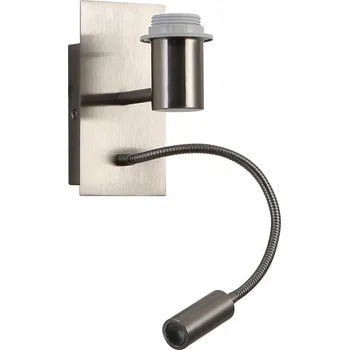 Nástěnné svítidlo Brilagi - LED Flexibilní nástěnná lampa NUBILA 1xE27/25W/230V+LED/3W matný chrom