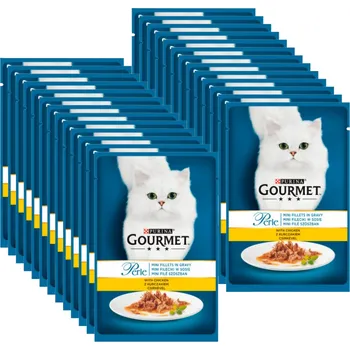 Purina Gourmet Perle krmivo pro kočky mini filety v omáčce s kuřecím masem 26x85g