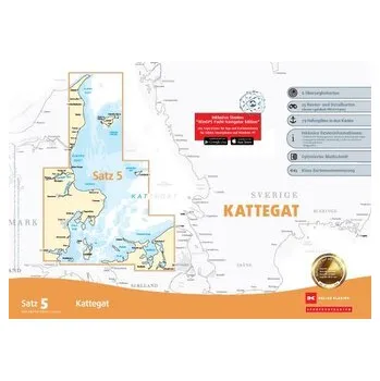 Sportbootkarten Satz 5: Kattegat (Ausgabe 2025)