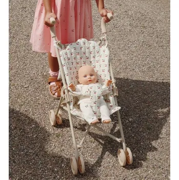Kočárek pro panenku Konges Slojd Kočárek pro panenky Cherry Motif Konges Sløjd Doll Stroller