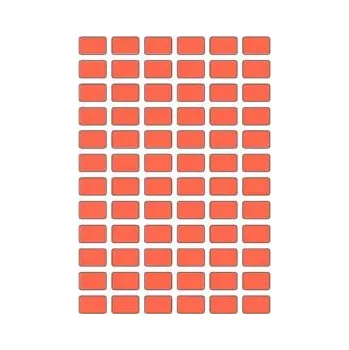 Samolepící etiketa Samolepicí etikety 14 x 9 mm, A6 (10 ks) červené