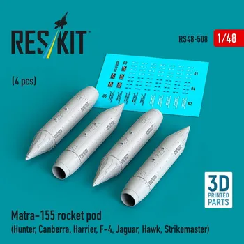Plastikový model 1/48 Matra-155 rocket pod (4 pcs.)