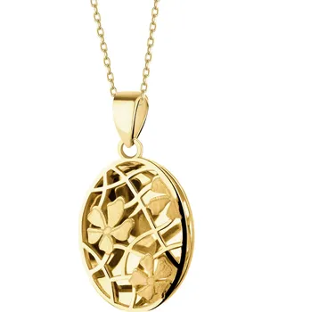 Přívěsek Zlatý přívěsek - květy - AP541-4866