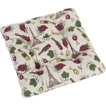 Podsedák Sedák DANA prošívaný Bordová BX3216 - 40x40 cm / 40x40 cm prošívaný