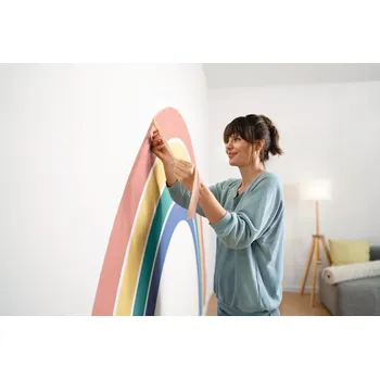 Lepicí páska Tesa Maskovací páska Flexible, na oblouky, silně krepovaná, okrová, 25m x 25mm