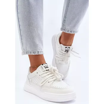 Dámské tenisky Dámské eko kožené tenisky bílé Avanalis 40