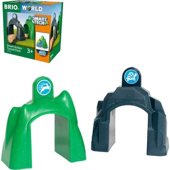 Vláček a vláčkodráha Brio Smart Tech akční interaktivní tunely set 2ks doplněk k vláčkodráze