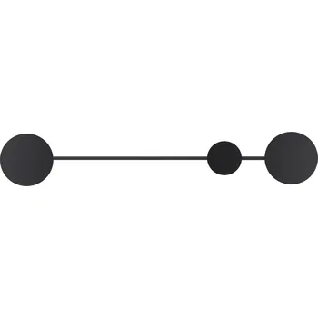 Nástěnné svítidlo Moderní LED nástěnné svítidlo CLEX Step into Design černé 120 cm do obýváku a ložnice