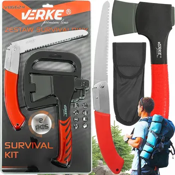 Vrták VOJENSKÁ SURVIVALOVÁ SADA PRO PŘEŽITÍ - 2 DÍLNÁ