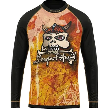 Dětské funkční triko dlouhý rukáv VIKING černá Bamboo Heavy - Hnědá / 110