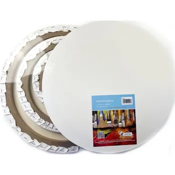 Malířské plátno Malířská kulatá plátna 3v1, průměr 20, 30, 40 cm, 380 g/m2, 100% bavlna, 3x šepsováno