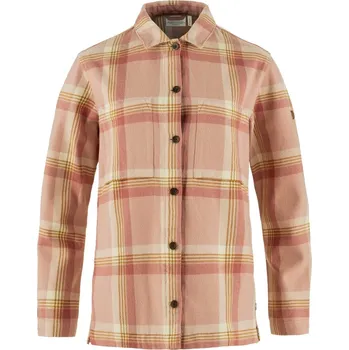 Dámská košile košile dámská FJÄLLRÄVEN Singi Flannel Overshirt W, Chalk Rose-Dusty Rose - L