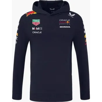 Pánská mikina Týmová mikina s kapucí Oracle Red Bull Racing s logy sponzorů XXXL