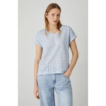 Dámské tričko Bavlněné tričko Medicine dámské, modrá barva RS25.TSD701 05X, vel. XL