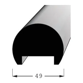 Madlo do koupelny Madlo M 49D Délka: 3000 mm