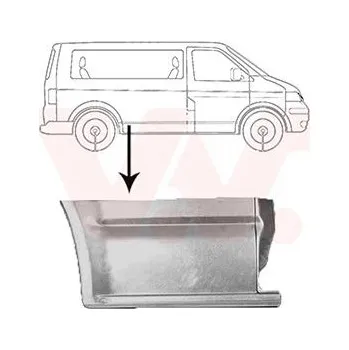 Příslušenství karosérie Boční stěna VAN WEZEL 5896142