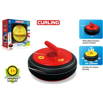 PAKTAT míč Curling s LED, červený
