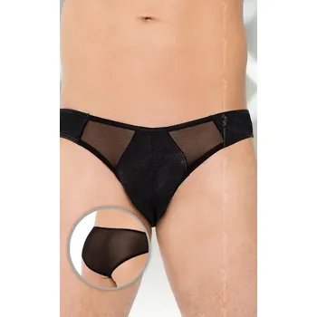 Pánské tanga Pánská tanga SOFTLINE 4466 černá - XL