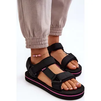 Dámské sandále Dámské sandály na platformě Lee Cooper Černé Velikost: 38