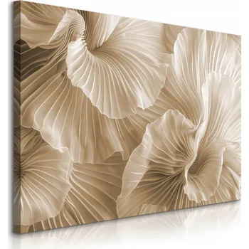 Obraz OBRAZ DO OBÝVÁKU LOŽNICE ABSTRAKTNÍ KVĚTINY STYL GLAMOUR BOHO 30x20