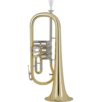 V.F. Červený CFH-501-O – B křídlovka, mosaz, minibalová mechanika, Duralit, s pouzdrem - vyrobený v České republice