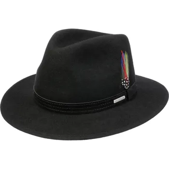 Klobouk Klobouk Stetson Traveller Woolfelt černý - S (55 cm)