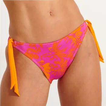 Dámské plavky Banana Moon - Althea plavkové kalhotky nízké zavazovací fushia S DASIA ALTHEA