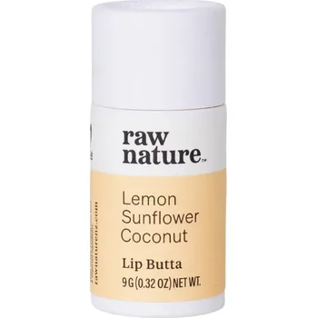 Péče o rty Raw Nature Natural Lip Balm, Přírodní balzám na rty - Citrón, 9 g