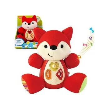 Hračka Pluszowy interaktywny Lisek z dźwiękiem 18cm