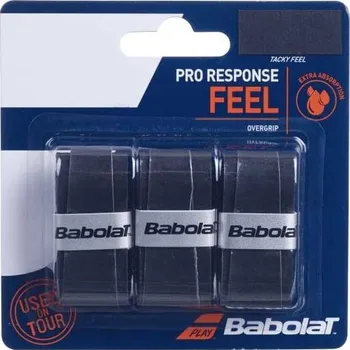 Raketový sport Tenisová omotávka Babolat PRO RESPONSE UNI Černá
