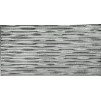Obkladové panely 3D PVC TP10034446 vlnovky šedé