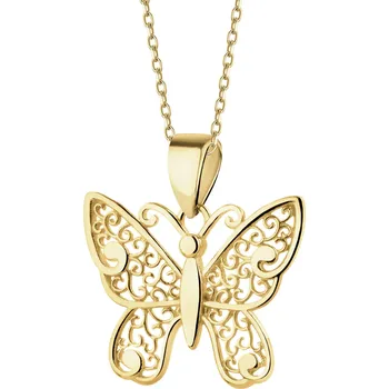 Přívěsek Zlatý přívěsek - motýl - AP541-3645