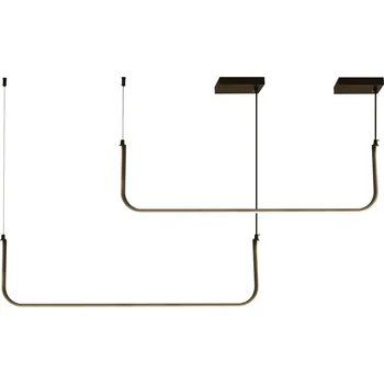 Závěsné LED svítidlo MINIMA-2 černé 80 cm moderní nad stůl do kuchyně nebo obýváku