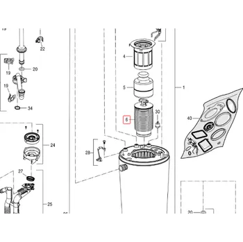 Kotel Junkers Vytěsňovací tělo spodní 8737602342