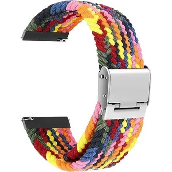 Chytré hodinky Lenuo elegantní nylonový strap 20 mm barevný