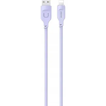 Datový kabel Kabel Usams USB - Apple Lightning 1,2 m fialový