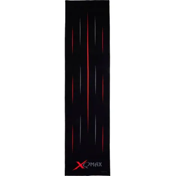 Příslušenství pro šipky Podložka/koberec na šipky XQ MAX DART MAT STRIPES 60x237 cm červená