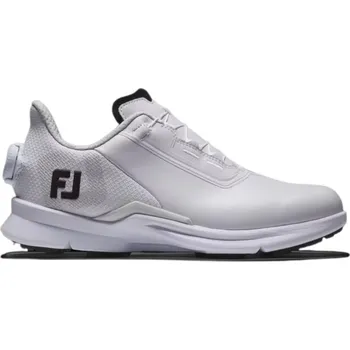 FootJoy Fuel BOA dámské golfové boty, bílé bílé, standardní, bez spajků, BOA systém, 38.5